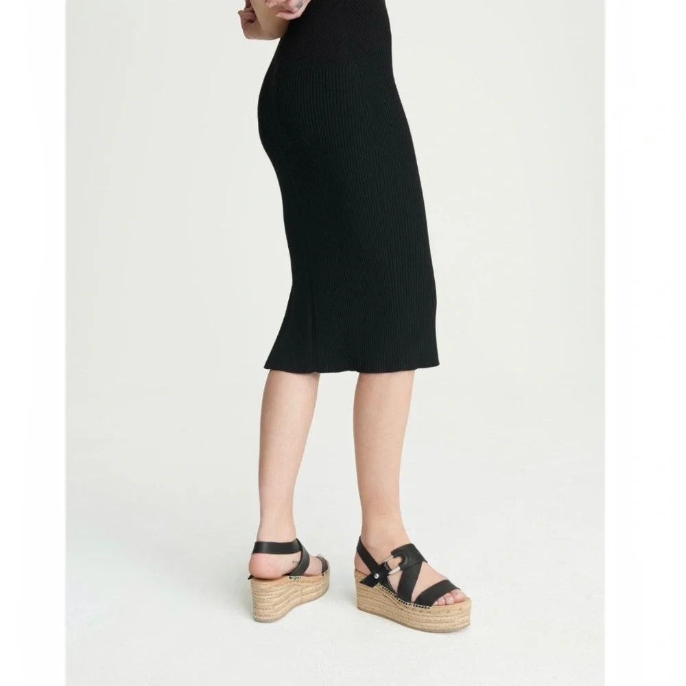 Rag & Bone | August Espadrille‎ Leather Platform Sandal